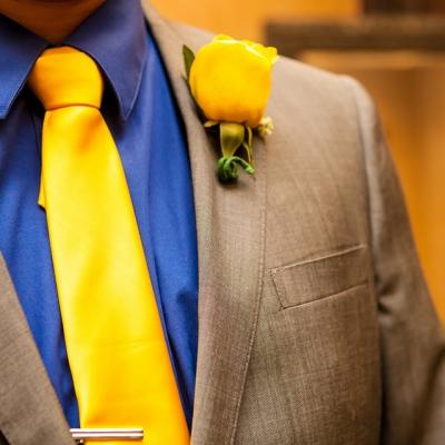 Yellow Tie - Groom