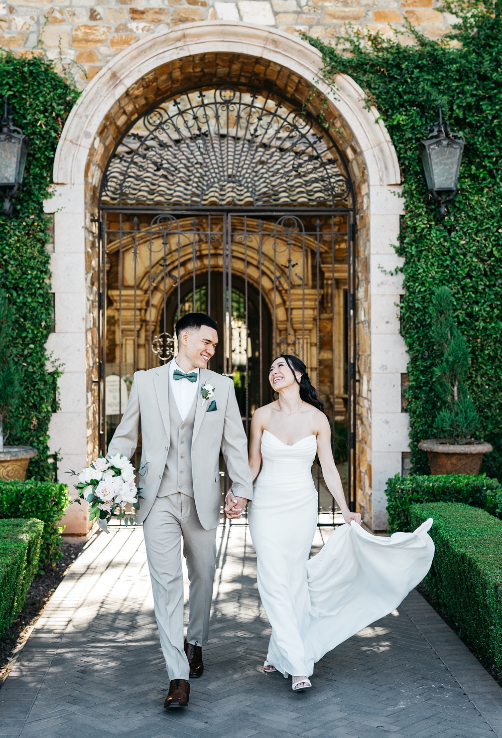 Beautiful Spring Military Wedding at Cedarwood Nashville TN, image size:1000x1471