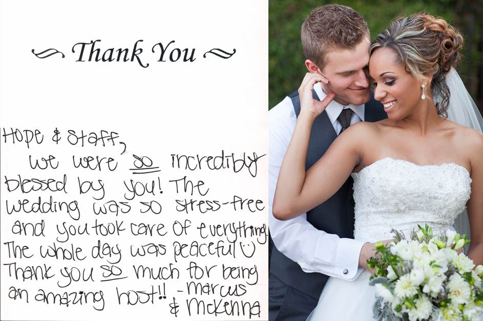 08-2-13 McKenna & Marcus Thank you