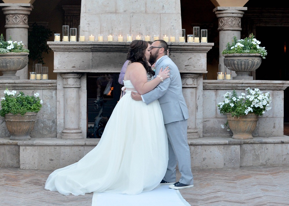 short wedding dress with converse